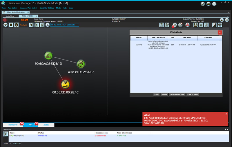 Spectrum Guard Pro display view